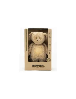 Moonie Peluche veilleuse musicale ourson Cappuccino -