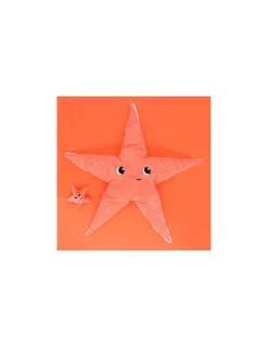 Les Deglingos Peluche Wahou l'étoile de mer corail - Les Ptipotos by Déglingos