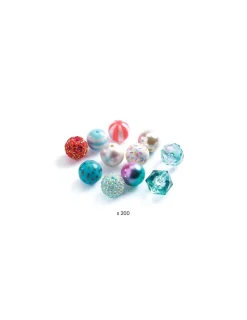 Djeco Perles bulles Argent -