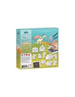 Crea Lign’ Personnages à tamponner Chevaliers et Dragons - CréaLign'