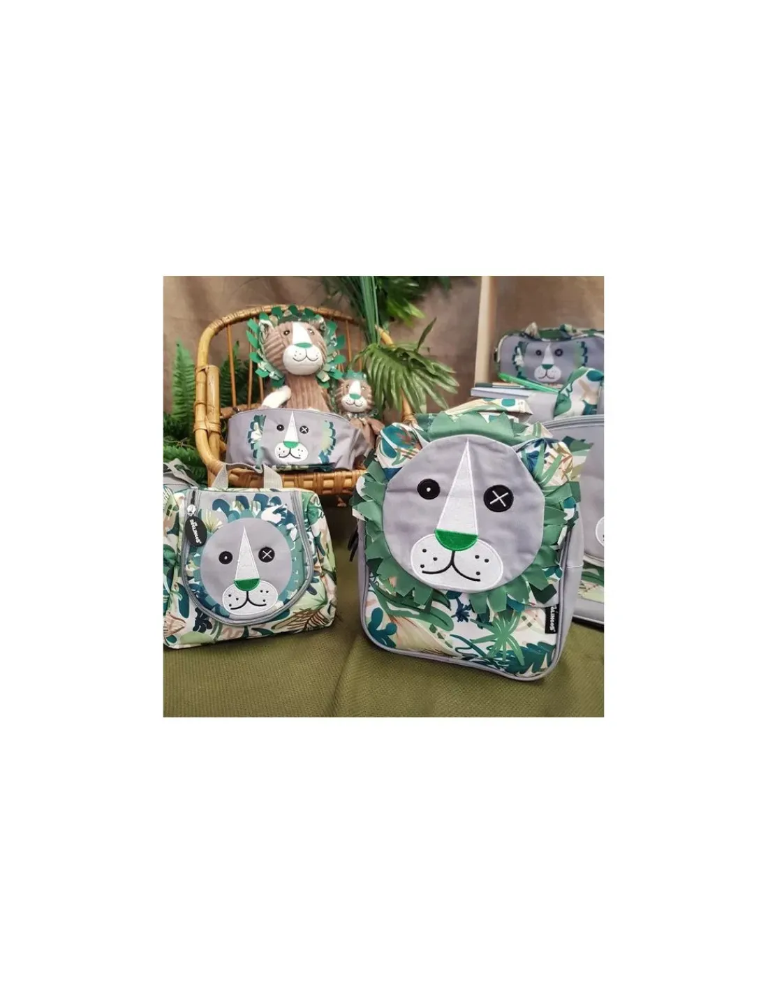 Enfant Les Deglingos Petit sac à dos Jélékros le lion - Les Déglingos