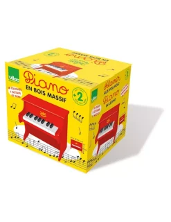 Vilac Piano en bois massif - 18 touches -