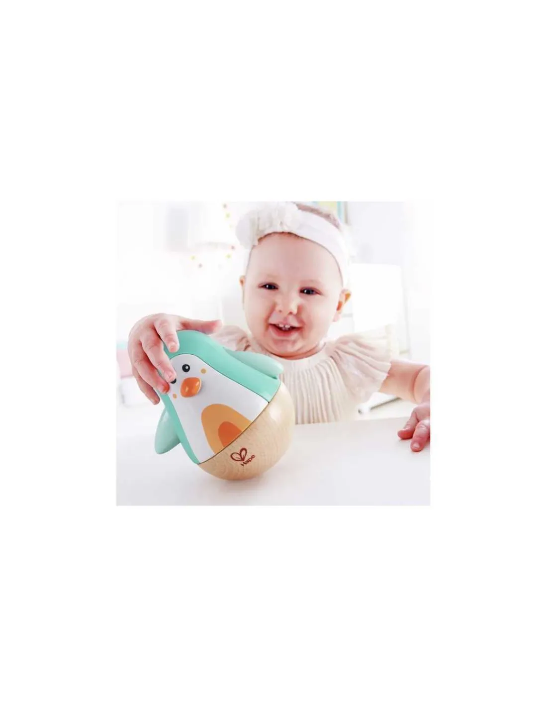 Hape Toys Pingouin culbuto turquoise - Hape