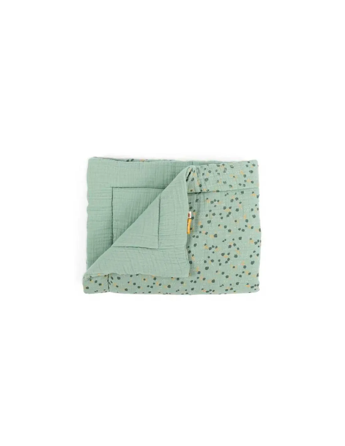 Moulin Roty Plaid sauge Trois petits lapins -