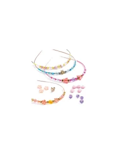 Djeco Plateaux d'enfilage et couronne précieux -