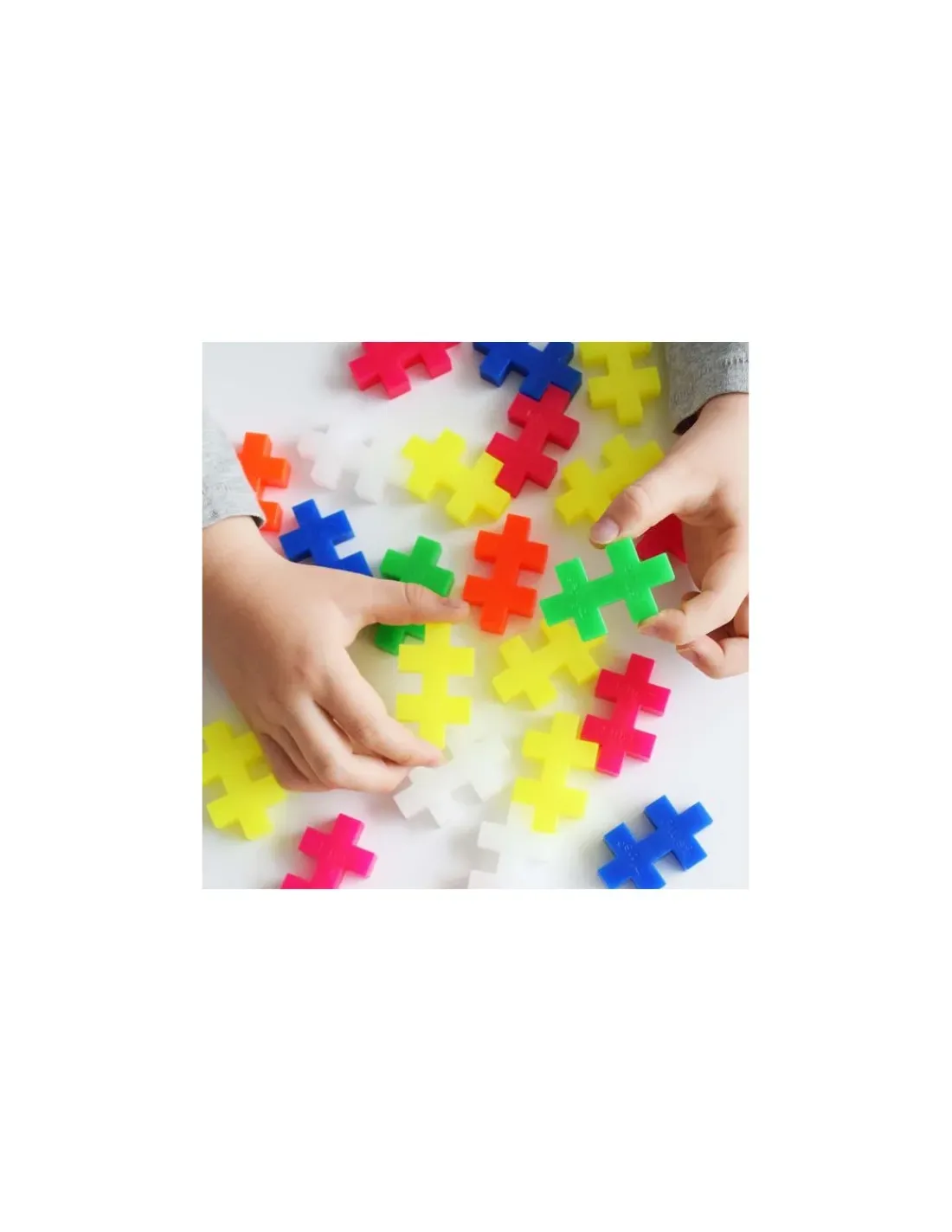 Enfant Plus Plus 100 pièces Big Néon - Jeux de construction