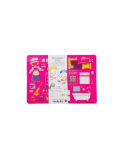 Moulin Roty Pochoirs à dessin Dans la maison Aujourd'hui c'est mercredi -