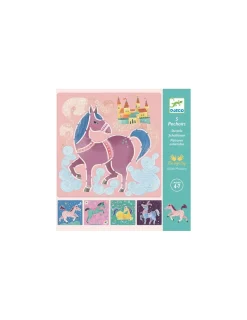Djeco Pochoirs chevaux -