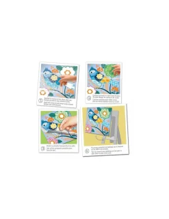 Crea Lign’ Pochoirs motifs couleurs du printemps - CréaLign'