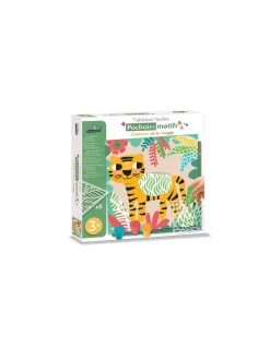 Crea Lign’ Pochoirs motifs couleurs de la jungle - CréaLign'