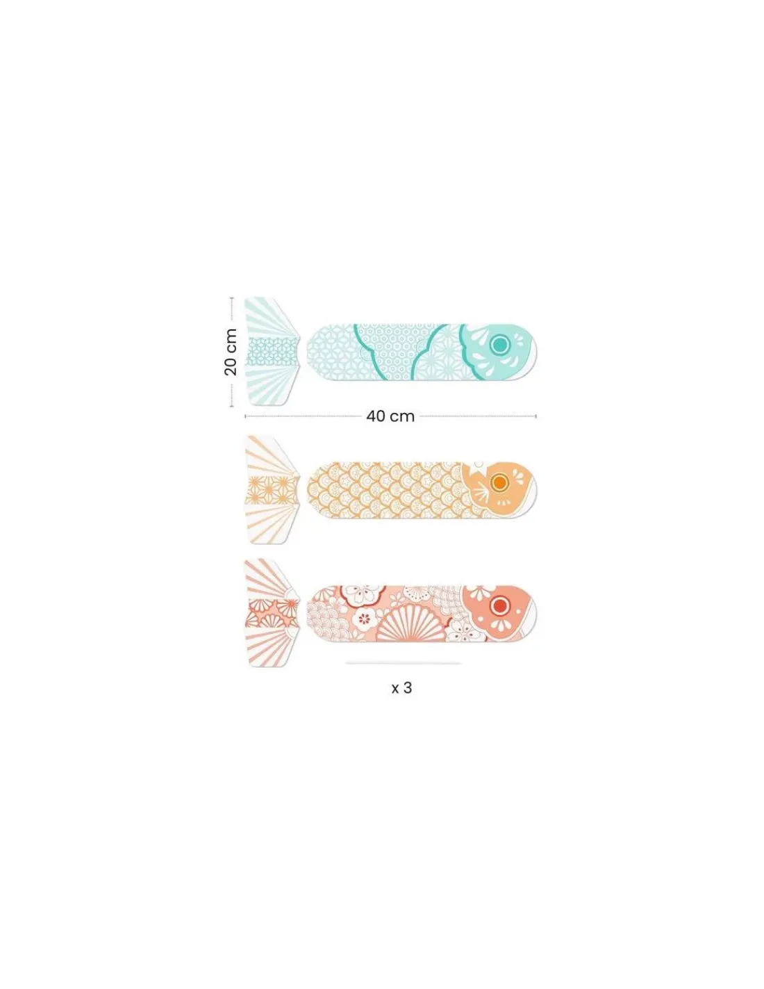 Djeco Poissons à colorier Koinobori - Do it Yourself -