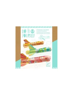 Djeco Poissons à colorier Koinobori - Do it Yourself -