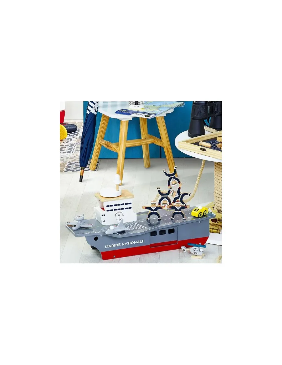 Enfant Vilac Porte-avions et accessoires -