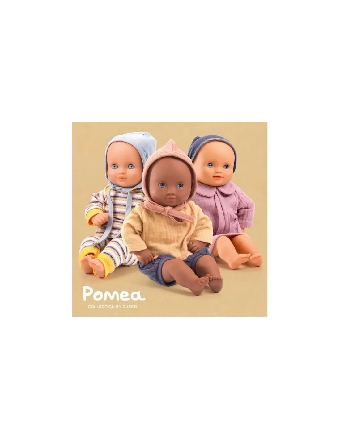 Djeco Poupée Baby Dalhia Purple Pomea -