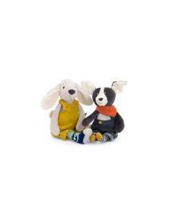 Moulin Roty Poupée chien Pilou jaune Puce & Pilou -
