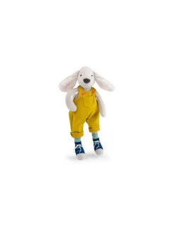 Moulin Roty Poupée chien Pilou jaune Puce & Pilou -
