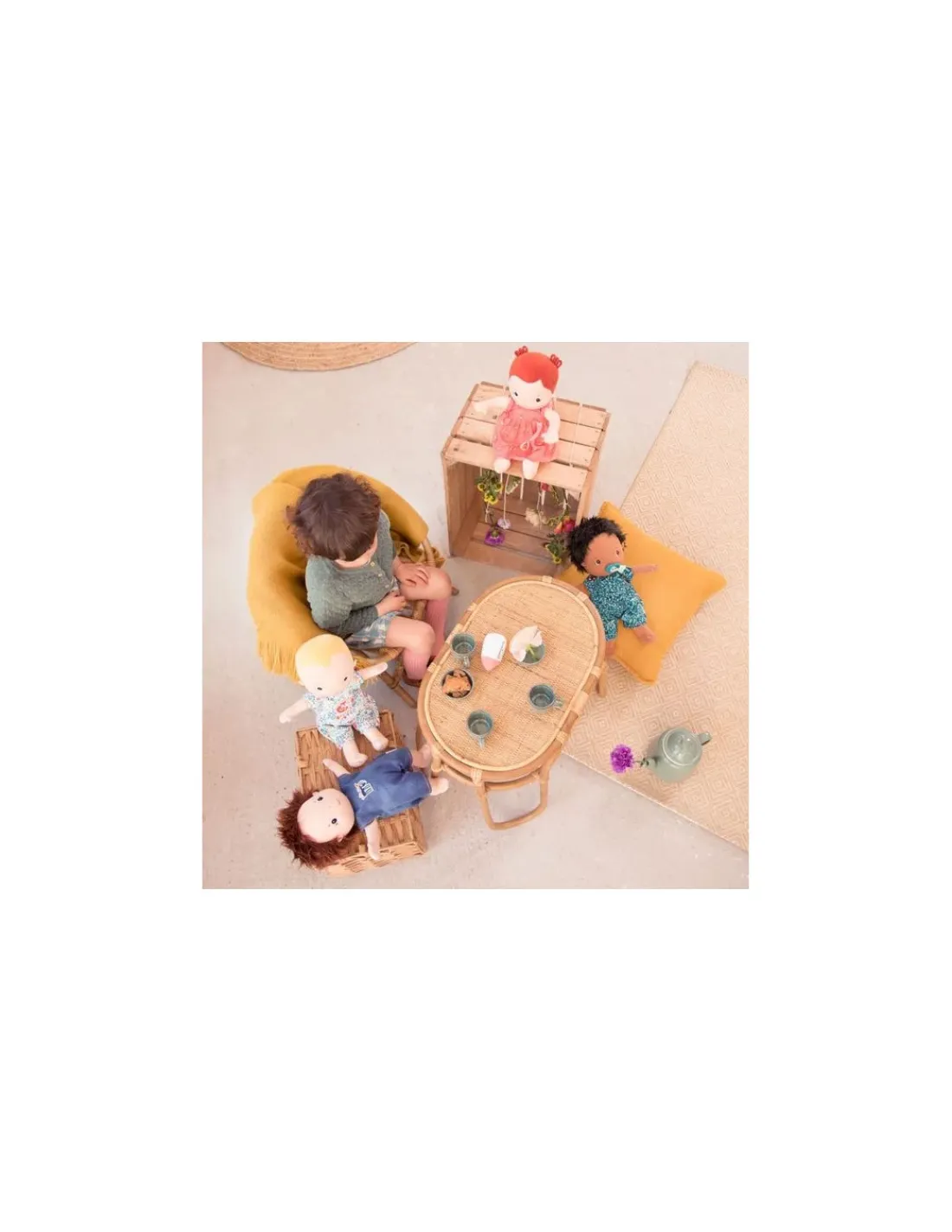 Enfant Lilliputiens Poupon Rose -