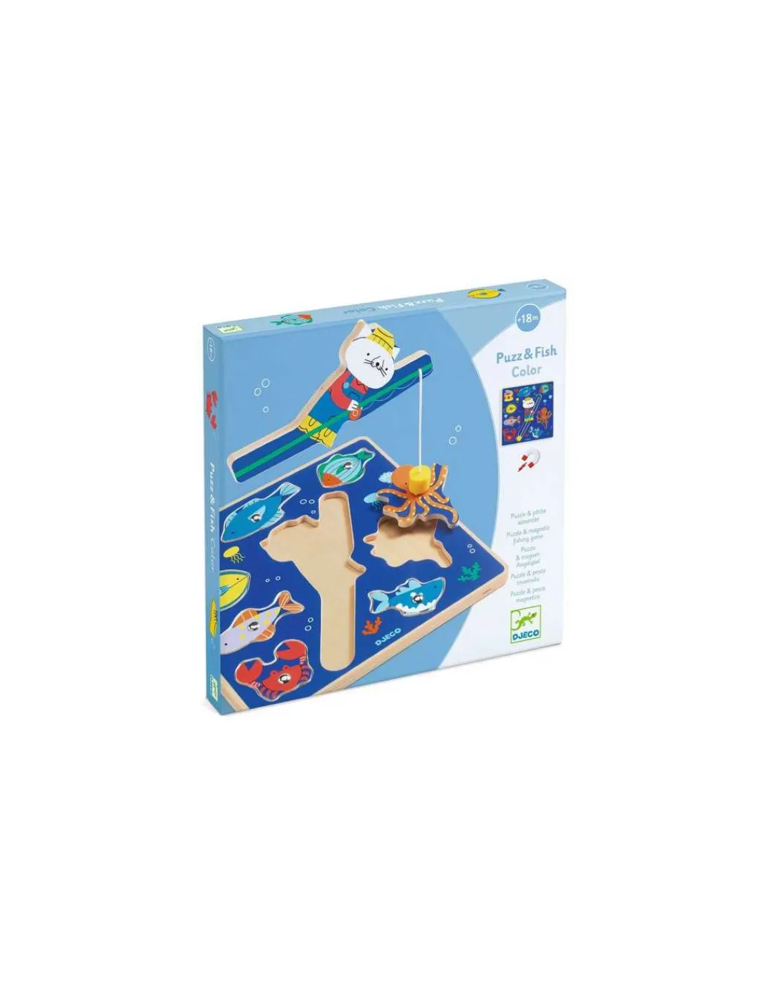 Djeco Puzz & Fish Color -