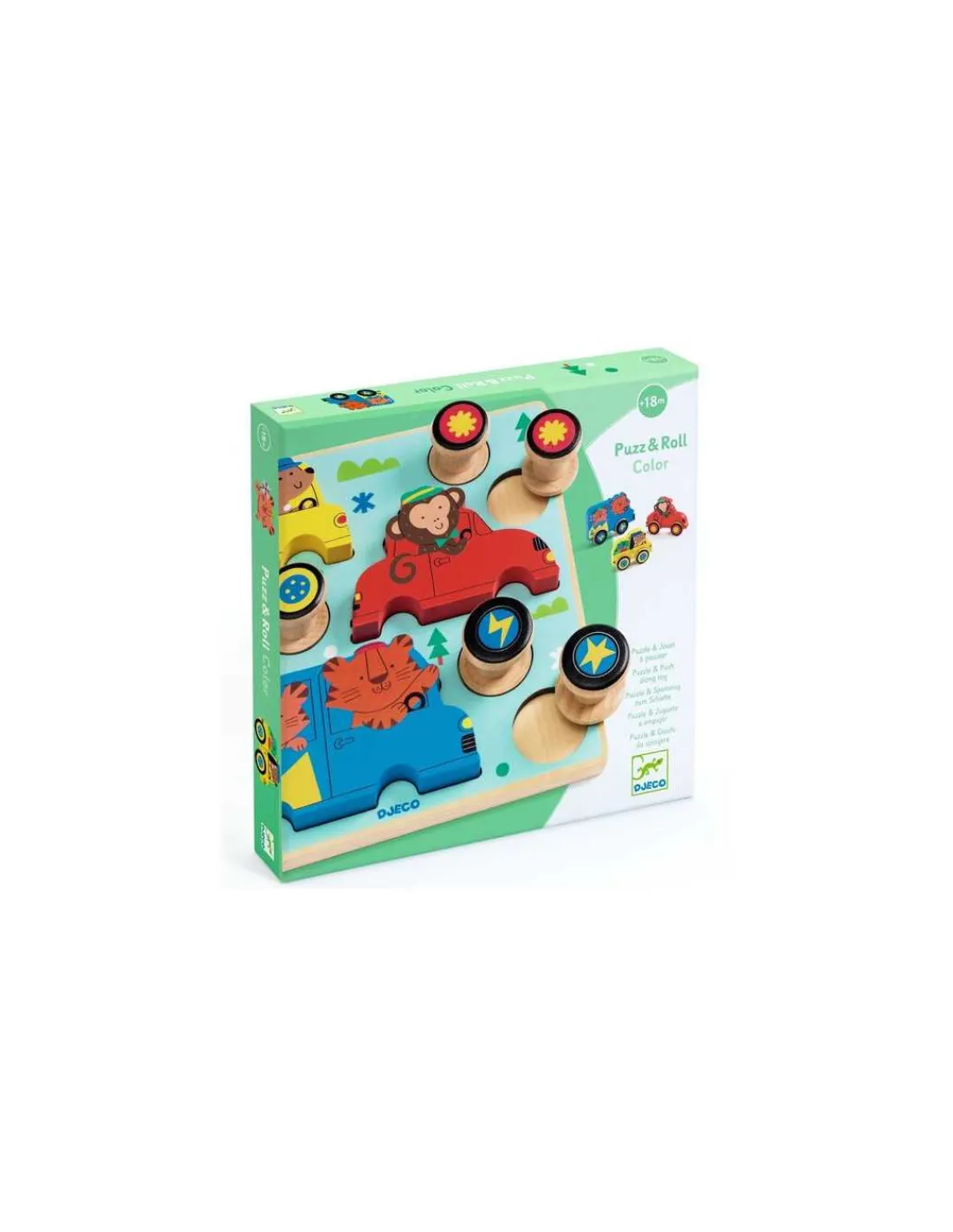 Djeco Puzz & Roll Color -