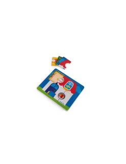 Moulin Roty Puzzle 3 niveaux Les Popipop -