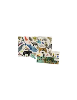 Enfant Moulin Roty Puzzle 200 pièces les animaux du monde -