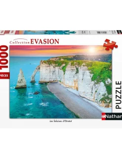 Nathan Puzzle 1000 pièces Les falaises d’Etretat -