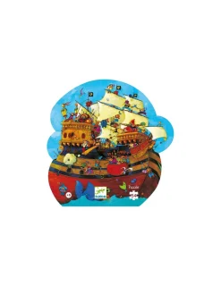 Djeco Puzzle bateau de pirate barberousse -
