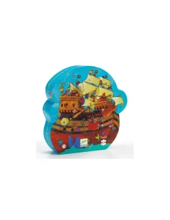 Djeco Puzzle bateau de pirate barberousse -
