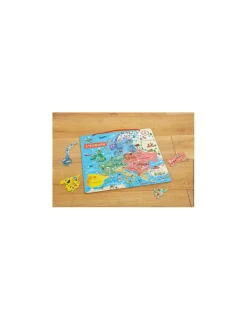Enfant Janod Puzzle carte d'Europe magnétique -