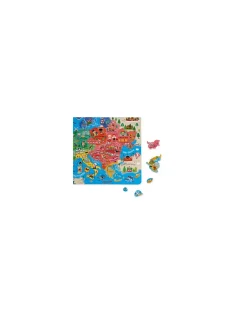 Enfant Janod Puzzle carte d'Europe magnétique -