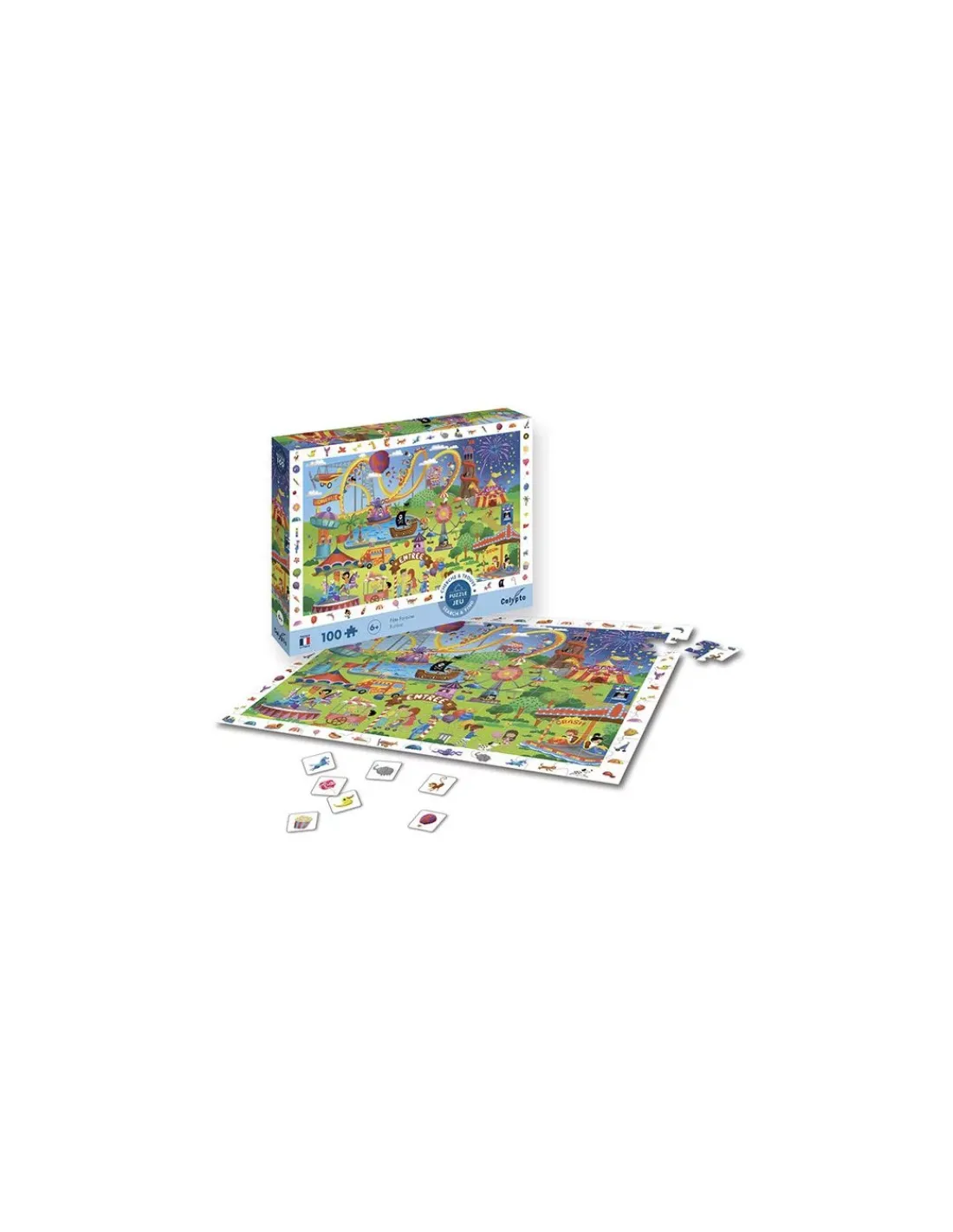 Sentosphere Puzzle Cherche et trouve Fête Foraine - Sentosphère