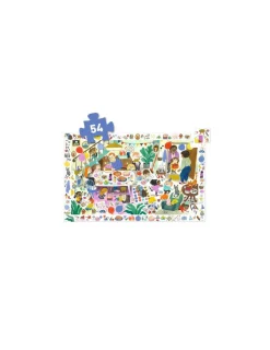 Djeco Puzzle d'observation 54 pièces La fête d'anniversaire -