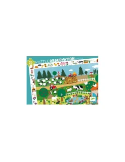 Djeco Puzzle d'observation La ferme -