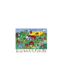 Enfant Janod Puzzle d'observation la ferme 24 pièces -