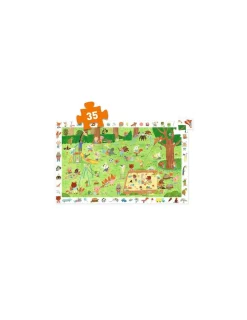 Djeco Puzzle d'observation Le square des petits amis -