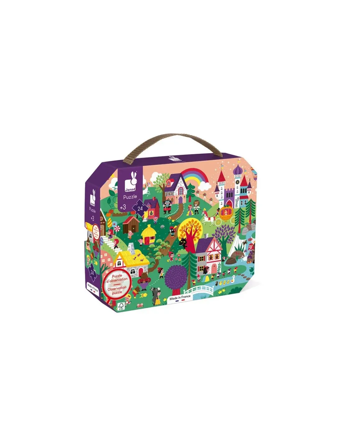 Enfant Janod Puzzle d'observation les contes 24 pièces -