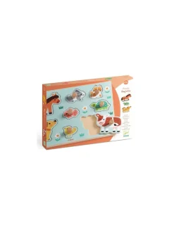 Djeco Puzzle en bois Dog'n'Co -