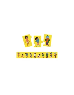 Djeco Puzzle frise je m'habille -