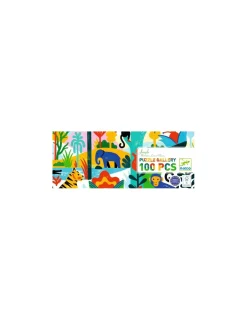 Enfant Djeco Puzzle gallery Jungle 100 pièces -