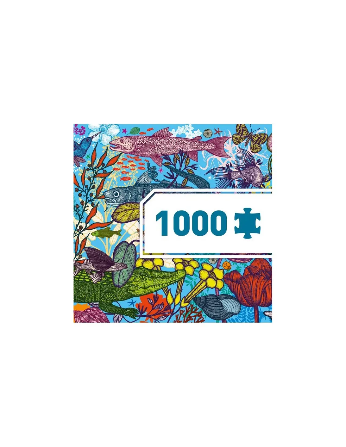 Djeco Puzzle gallery Land and Sea 1000 pièces -