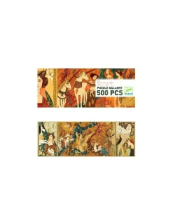 Djeco Puzzle gallery unicorn garden 500 pièces -