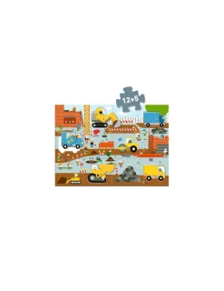 Djeco Puzzle géant Le Chantier -
