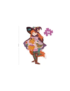 Djeco Puzzle géant Lily la sorcière -