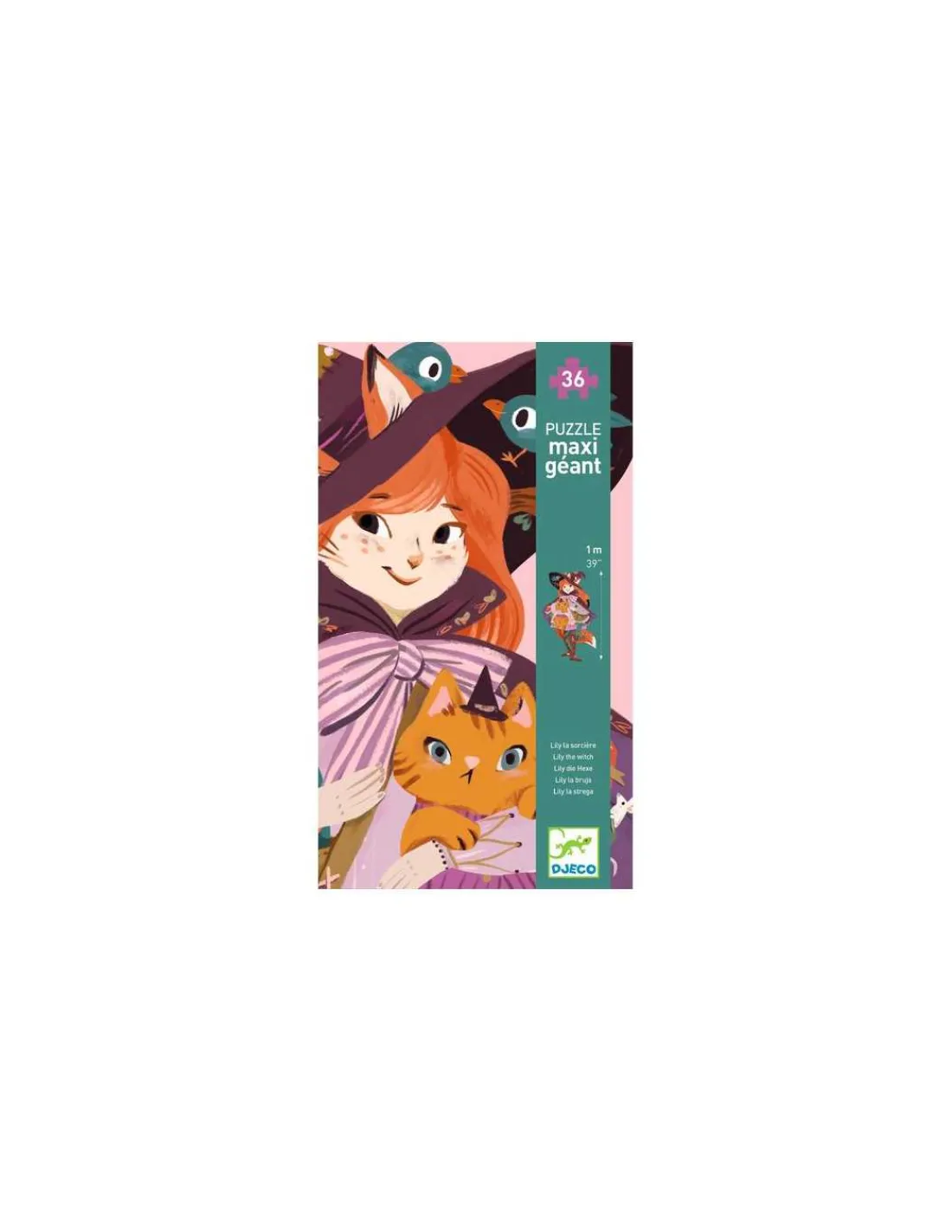 Djeco Puzzle géant Lily la sorcière -