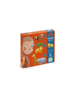 Djeco Puzzle géant Ouistiti & ses amis -