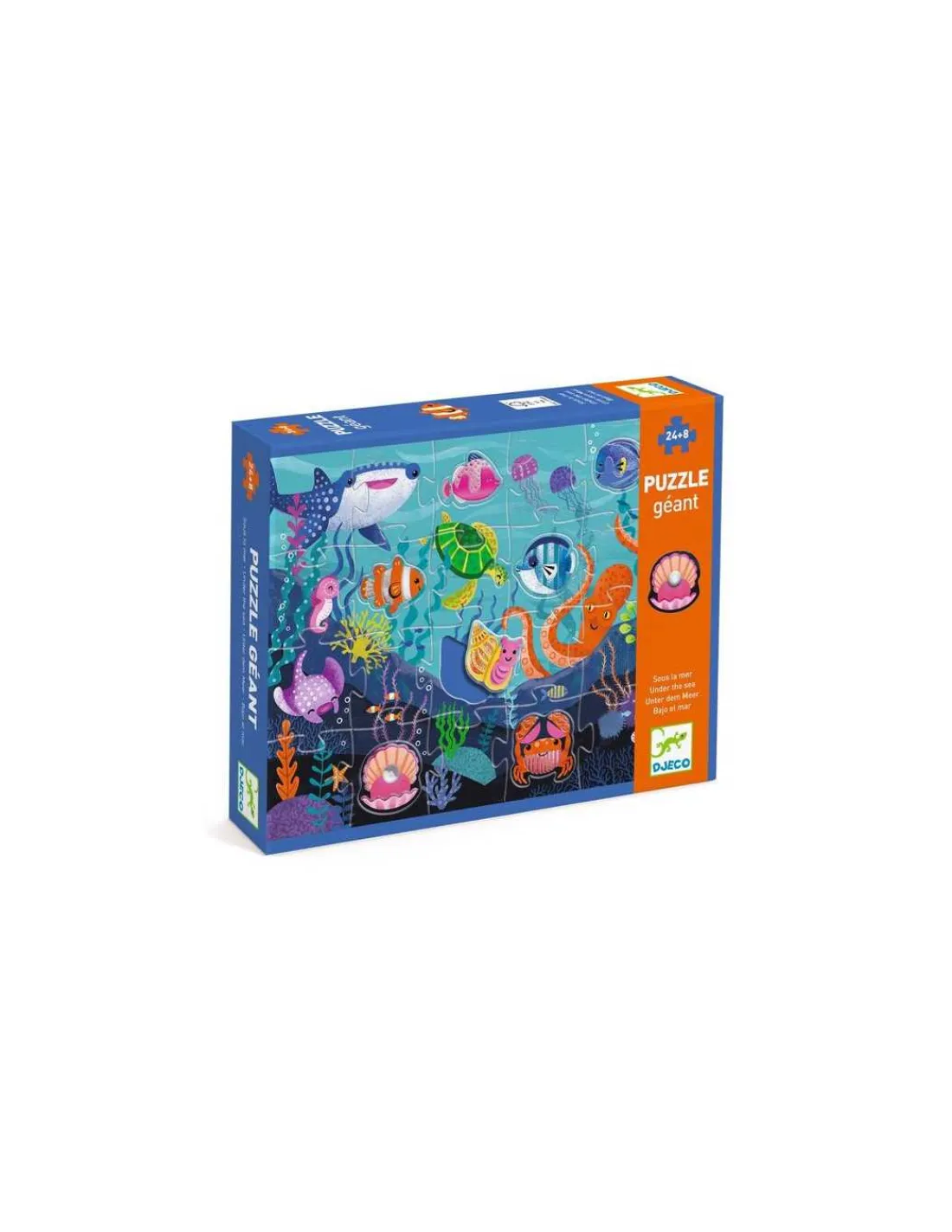 Djeco Puzzle géant Tactilo Mer -