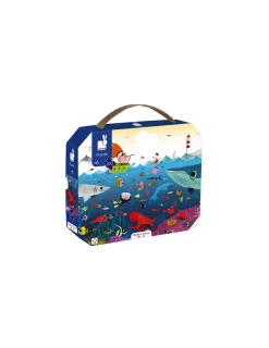 Janod Puzzle le monde sous marin 100 pièces -