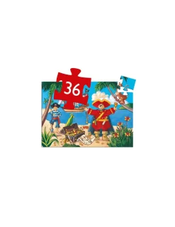 Djeco Puzzle le pirate et son trésor -