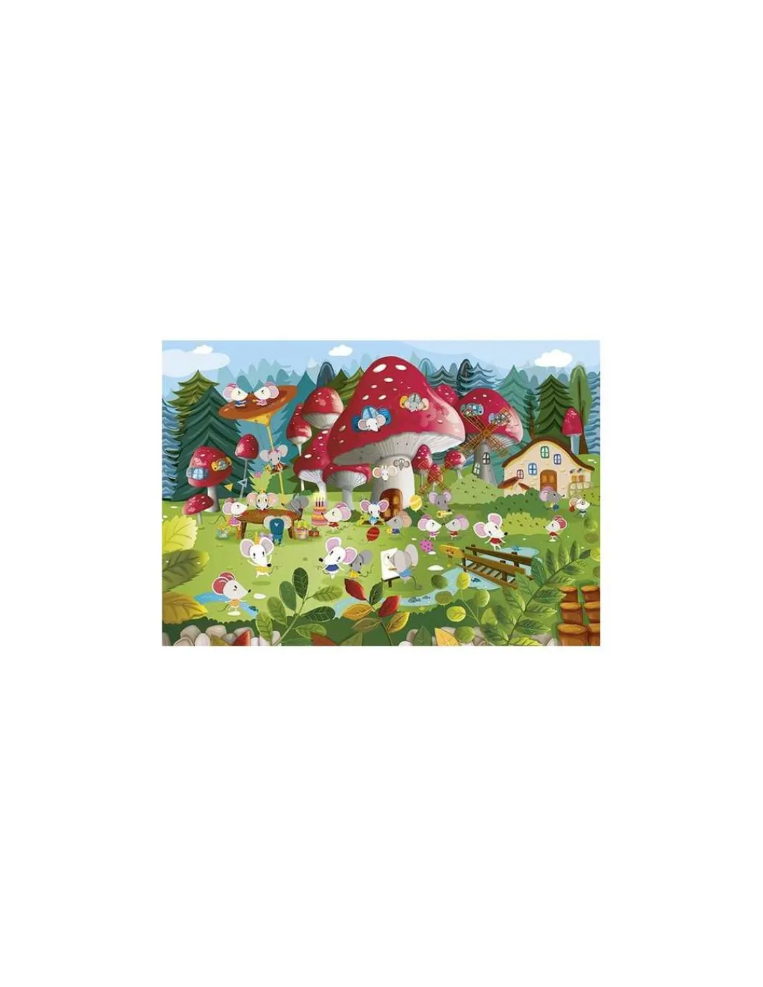 Sentosphere Puzzle Le village des souris 54 pièces - Sentosphère