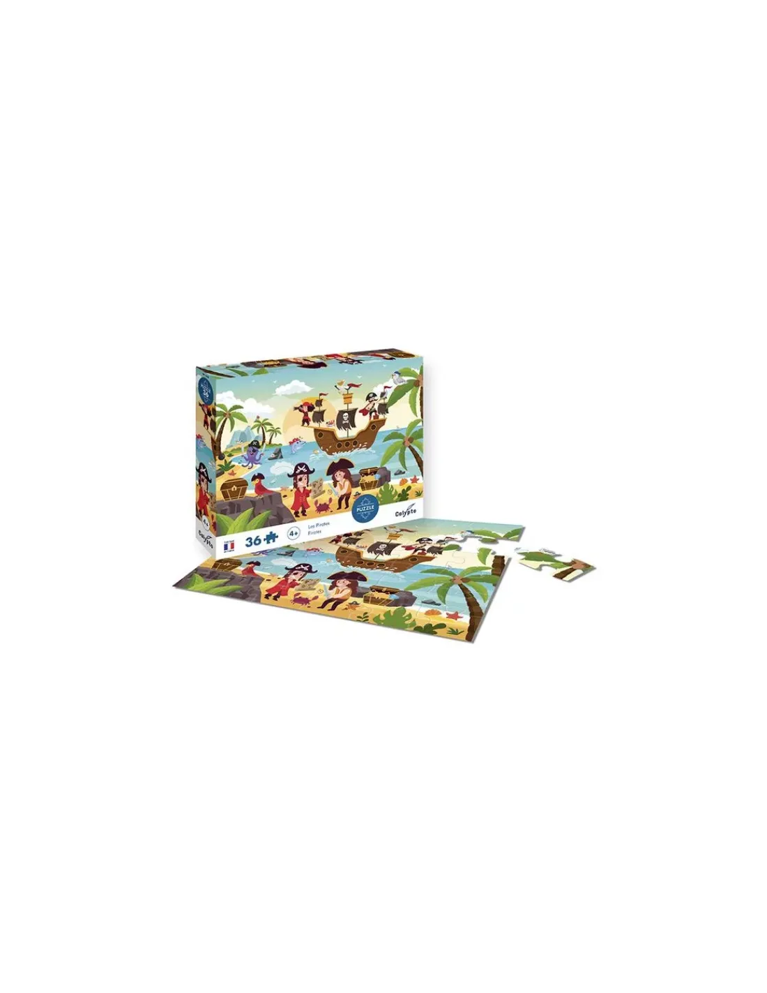 Enfant Sentosphere Puzzle Les pirates 36 pièces - Sentosphère